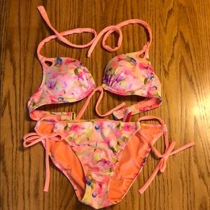 Victoria’s Secret Push Up Bikini Set 32B & Small